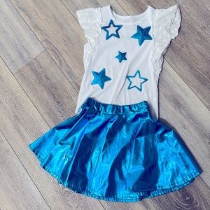 Girl’s Metallic Star Set